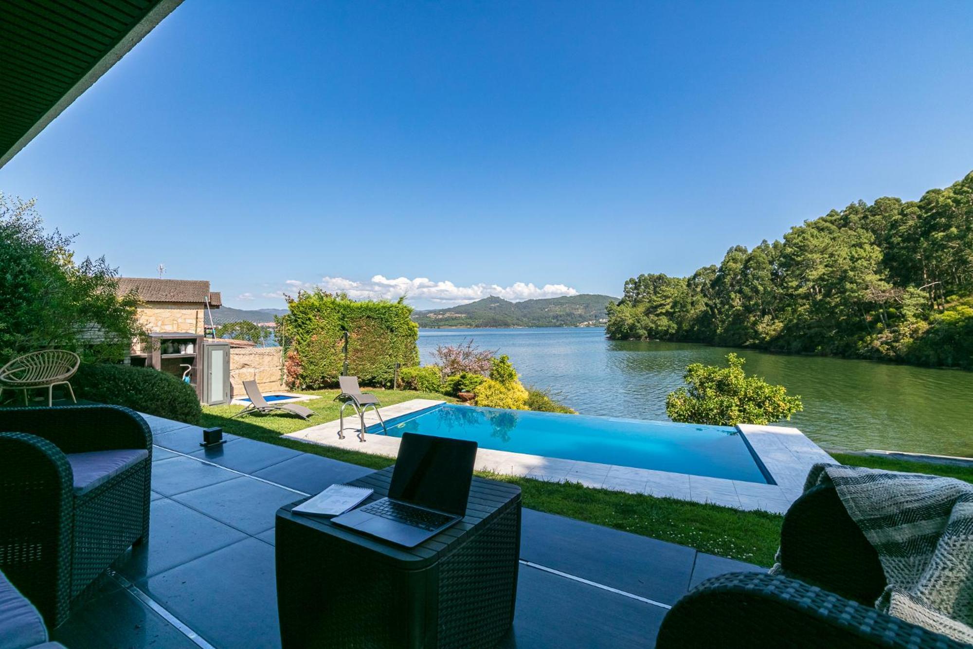 Espectacular Casa Vilaboa Pontevedra Luaran gambar